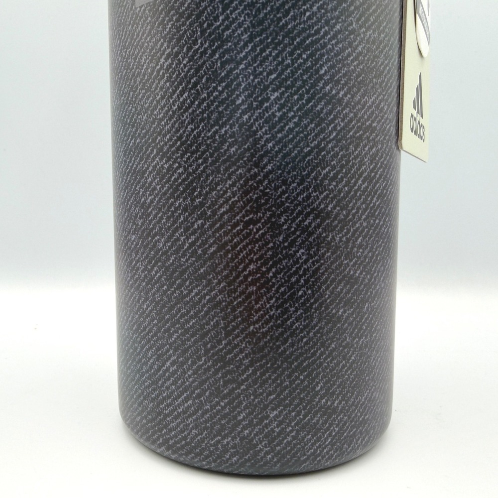 Adidas 1L Water Bottle Black Grey IU7766 Twill Insulated 24 Hour Cold/12 Hot NEW - Picture 3 of 10